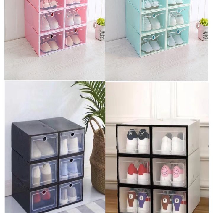 ZDEPT.Thickened%20transparent%20shoe%20box%20Set%20of%206%20Plastic%20shoe%20storage%20box%20Flip%20drawer%20style%20Shoe%20box%20-%20Image%205