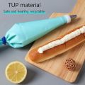 MT Reusable Silicone Icing Bag - Small Size - Blue Reusable Silicon Cake Pastry Bag Cream Icing Piping Bag Cake Decorating Bags Tools Set. 