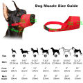 #5 Large Dog Muzzle Nylon Bite Proof Gentle Breathable Buckle Neck Strap Adjustable Pet Dogs Muzzles Anti Chew Mouth Cover Prevent Biting Chewing Barking Camouflage Design Fabric. 