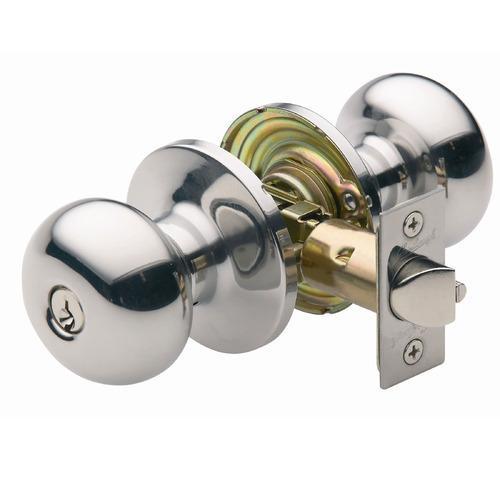 Bathroom Door lock Cylinder Type Stainless Steel Round Knob Door Lock