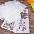 Flexible (Material) Reusable Stencil Intricate Lightweight (Weight) Decorating (Usage) Airbrush Painting Assorted (Variety) 1pc (Quantity) Art Diy Stencil for Artists Crafts Enthusiasts Home. 