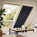 2X Temporary Blackout Blind Curtain For Window Sucker Shade Drape Insulated Noise Reducing Panels For Storage Room. 