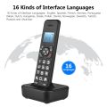 D1002B Cordless Phone with Answering Machine Caller. 