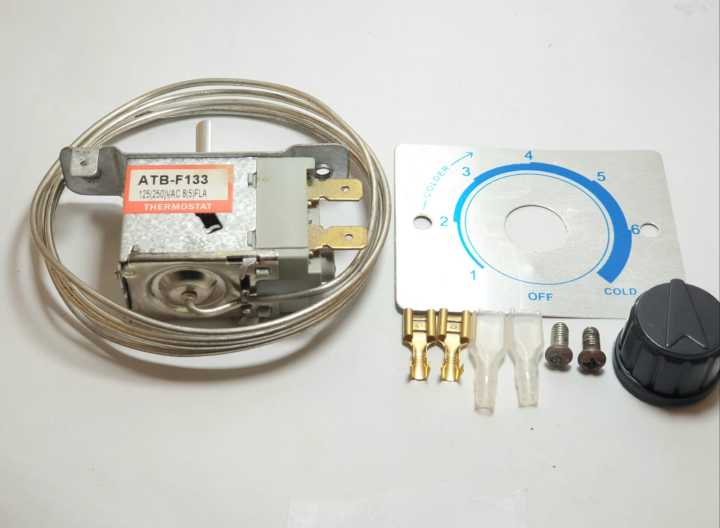 Freezer Thermostat Control Sensor ATB - F133, 125V/250V - FLA 8A/5A