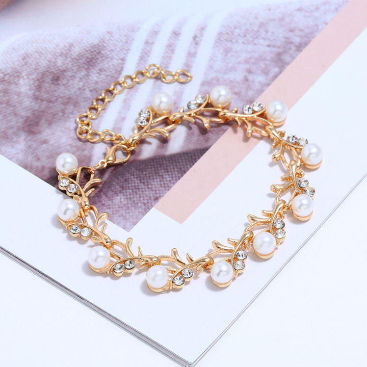 Elegant%20Faux%20Pearl%20Rhinestone%20Necklace%20Earrings%20Bracelet%20Set%20Women's%20Jewelry%20for%20Wedding,%20Party,%20Gift%20-%20Image%204