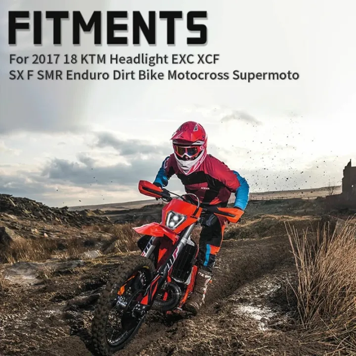 Motorcycle%20LED%20Headlight%20Supermoto%20Plate%20for%20KTM%20EXC%20XCF%20SX%20SMR%20250%20300%20450%20Headlamp%20Wick%20Dirt%20Bike%20Motocross%20Accessories%20Enduro%20-%20Image%205