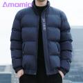 Cotton Coat for Men Men's Stylish Winter Cotton Jacket with Windproof Design Pocket Short Casual Coat for Handsome Look Fashionable Cotton Coat. 