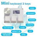SayoDevice Macro Custom Keyboard OSU O3C Rapid Trigger Mechanical Keyboard 3 Keys With Konb Screen Gaming Mini Keyboard Hot Swap. 