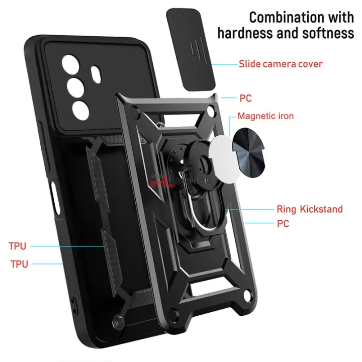 PlusCase%20for%20Huawei%20Nova%20Y70%20/%20Nova%20Y71%20Phone%20Casing%20Slide%20Lens%20Armor%20Case%20Shockproof%20Stand%20Holder%20Camera%20Protect%20Back%20Cover%20-%20Image%207