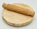 Wooden Round Board Set & Rolling Pin. 