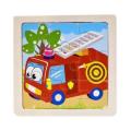 Mini Size 11*11CM Kids Toy Wood Puzzle -5pcs. 