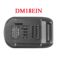 DM18EIN Battery Converter Adapter Charger for DeWalt for 18V 20V Li-Ion Battery for Einhell Lithium Tool. 