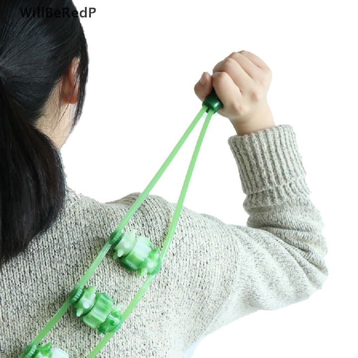 [WillBeRedP] 1Pc Portable Muscle Roller Body Gym Massager Rope Back ...