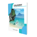 Colouray B5 Exercise Book - 120pgs - Singe Rule. 