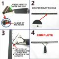 25/35/40/45cm Professional Household Applicator Glass Cleaner Rubber Wiper Cleaning Brush Window Squeegee. 