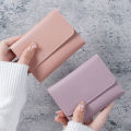 Three Fold Short Clip Wallet Women Short Wallet Multi-card Bag Mini Pouch Purses Luolong. 