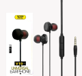 VJP V10 Stylish Music Earphones 10D Stereo Heavy Bass Hands Free Wired Headphone Earphone with Microphone headset. 