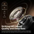 Soundpeats T3 Pro Wireless Earbuds with Call Noise Cancellation, Equipped with 12mm Drivers, Bluetooth 5.4 Technology, 4-Microphone AI Enhanced Calls with ENC Noise Cancellation. 