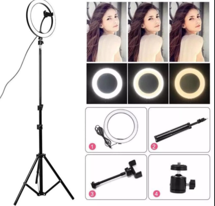Ring%20Light%20with%20adjustable%2010%20foot%20stainless%20steel%20Tripod%20-%20Tiktok%20light%20-%20Image%205