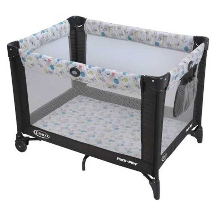 GRACO Pack 'n | Play Portable Playard | Carnival Bassinet (Multicolor) | INeedz K1275