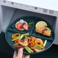 PP Dinner Plate For Portion Control Reusable Food Tray For Adults On A Diet Reusable Food Dish With Portion Control PP Portion Control Tray For Adults Diet Portion Control Plate For Home Kitchen. 