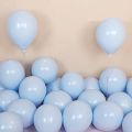 Pastel Metallic Chrome Blue White Silver Balloons Garland Arch Package Metallic Blue Balloons Wedding Birthday Baby Shower Christening Party Decoration. 