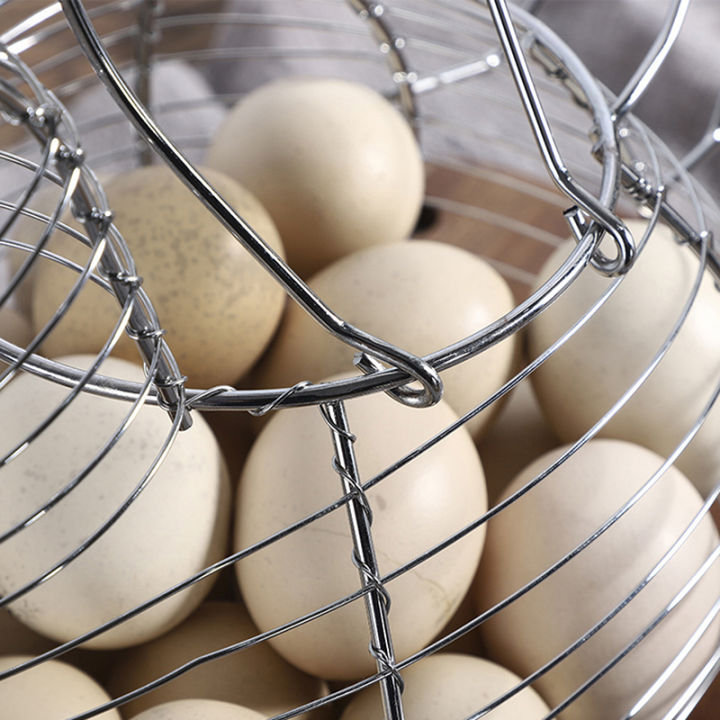 Homewares%20Chicken%20Hen%20Shaped%20Egg%20Collection%20Storage%20Wire%20Basket%20Farmhouse%20Style%20Organization%20-%20Image%204