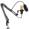 Firewings Microphone Scissor Arm Stand Bm800 Holder Tripod A Spider Cantilever Bracket Universal Shock Mount Mic. 