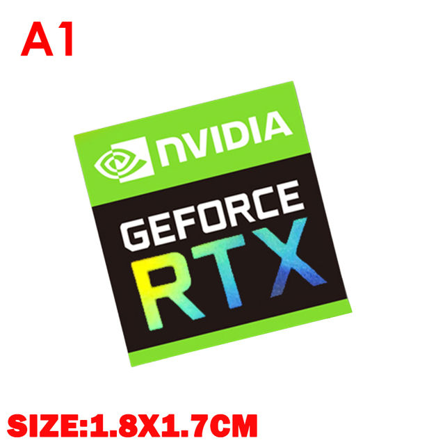 Gpu Back Sticker 【Exclusive Offer】12 Styles Graphics Card Sticker Rtx 2080ti 2070 2060 ...