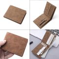 Wallet For Men Slim 6 Credit Card Holder Slots Small Thin Men's Wallet Bifold Minimalist Front Pocket Large Capacity. 