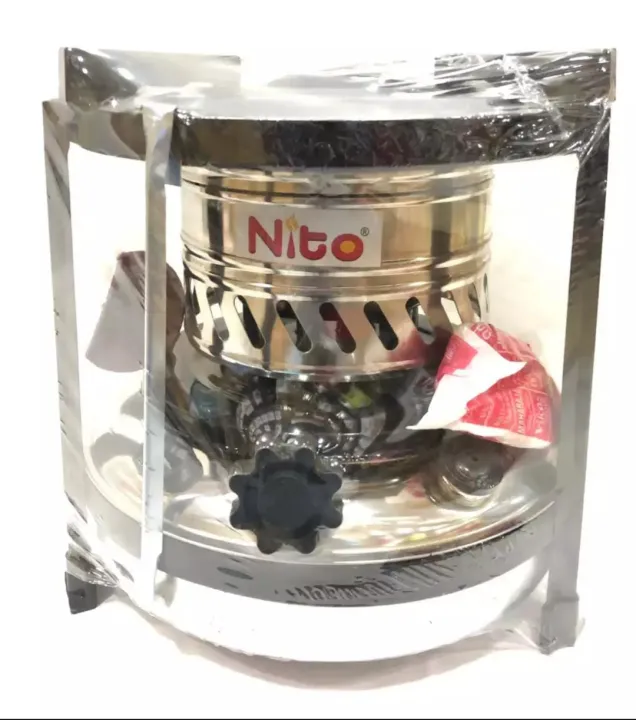 Nito Stainless Steel Kerosene Wick Stove - 3L with Free Wicks Pack & Funal