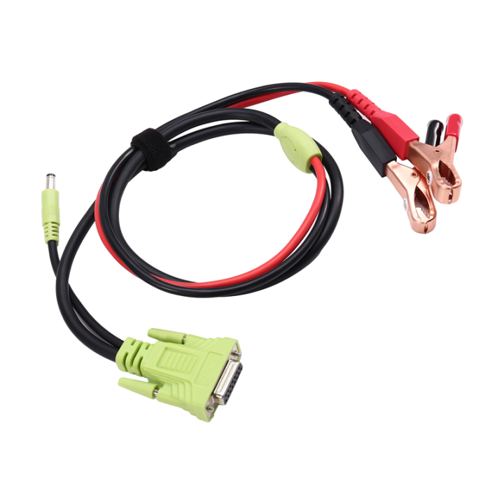 JAERBEE Motorcycle Diagnostic OBD2 Scanner Adapter Cable for Power Clamp/ Battery Test(16/17) Connector