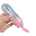 Silicone Squeeze Bottle Spoon - Baby Feeding. 