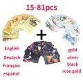 pokemon cards golden 15-81 s Anime Pokemon Color Gold Silver Black Rose Gold French English Spanish German Vmax GX Rare Charizard Collection CardParty Games Crafts. 