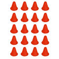 20Pcs/Lot Sport Football Soccer Rugby Training Cone Cylinder Outdoor Football Train Obstacles for Roller Skating Red. 