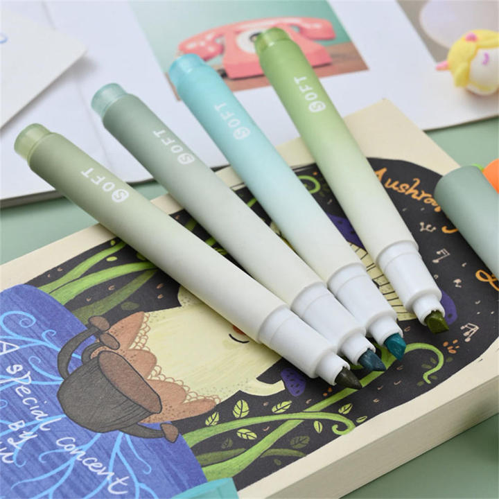 4pcs/set%20Kawaii%20Marker%20Pens%20Cute%20Highlighter%20DIY%20Spot%20Liner%20Drawing%20Painting%20Markers%20Korean%20Stationery%20School%20Office%20Supplies%20-%20Image%204