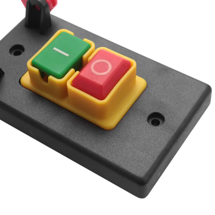 2X Off-On Red Cover Emergency Stop Push Button Switch 16A Power-Off ...