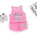 Children's Vest Shorts Sports Suit Boys and Girls Basketball Suit Baby's Jersey Kindergarten Performance Ball Suit. 