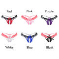 Women Lingerie Knickers Open s Panties Pearl Lace G-string Underwear. 