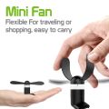 Portable Flexible Removable Mini USB Fan Type C Mobile Phone Cooling Fan for Huawei Xiaomi Oppo Vivo. 