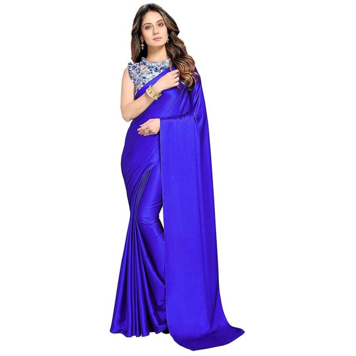 VELANTINA%20ROYAL%20BLUE%20SATIN%20SILK%20SAREE%20WITH%20BLOUSE%20PIECE%20-%20Image%204