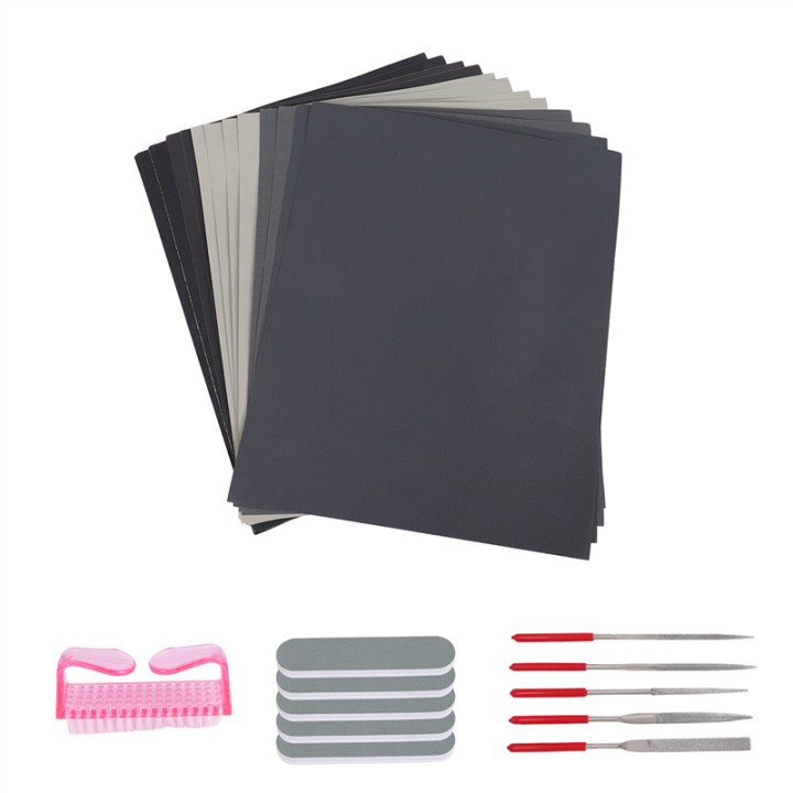 23 Pcs Resin Casting Tools Set, Epoxy Resin Polishing Kit, 12 Sand ...