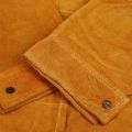 120cm Welding Apron Flame Retardant Long Sleeve Welder Protective Clothing Split Leather Fire-Resistant. 