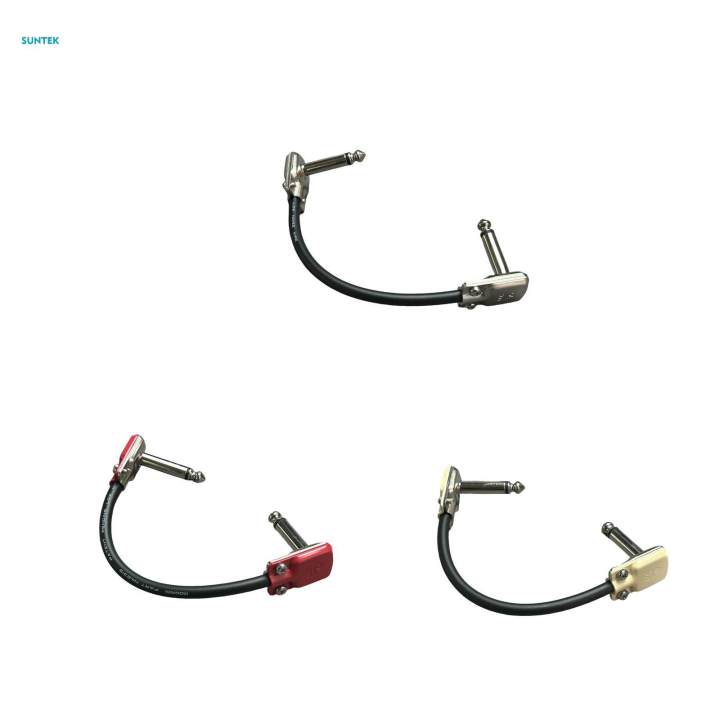 Guitar%20Patch%20Cable%20for%20Guitar%20Pedal%20Board,%20Guitar%20Pedals%201/4"%20inch%20TS%20Right%20Angle%20Guitar%20Patch%20Cable%20Flexible%20Patch%20Cords%20for%20Guitar%20Pedals%20-%20Image%204