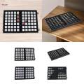 Diamond Gemstone Display Tray Multigrid Showcase Portable for Store Show white 70 grid. 