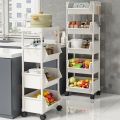 〓Highest Level〓COD〓 Kitchen Storage Rack Floor-standing Multi-layer Organizer Rack Vegetable Cart Multifunctional Fruit and Vegetable Basket Bookshelf Storage Rack 〓COD〓. 