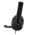 3.5mm Wired Gaming Headphones Over Ear Game Headset Noise Canceling Earphone with Microphone Volume Control. 