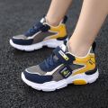 Children's Shoes Boys' Sports Shoes Boys' Spring and Summer Autumn Shoes New Mesh Breathable Medium and Big Children Elementary School Running Shoes. 