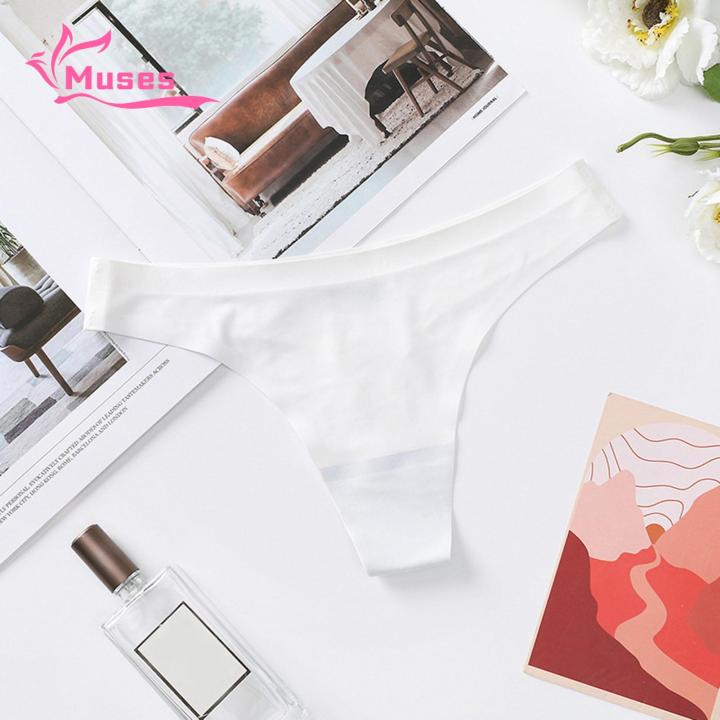 Muses%20Mall%20Women%20Thong%20Underwear%20Ice%20Silk%20Thong%20Panties%20Breathable%20Comfortable%20Low-rise%20Briefs%20for%20Women%20in%20Southeast%20Asia%20Women%20Ice%20Silk%20Panties%20-%20Image%202