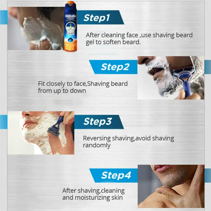 KOKKO%20Men%20Stainless%20Steel%20Razor%20Blades%20Kit%205-layer%20Precision%20Trimmer%20No%20Vibration%20Less%20Skin%20Irritation%20Compatible%20For%20Gillette%20-%20Image%204